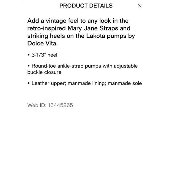 NEW Dolce Vita Womens Lakota Mary Jane Pumps Caramel Brown Leather Size 7.5 - Picture 6 of 6